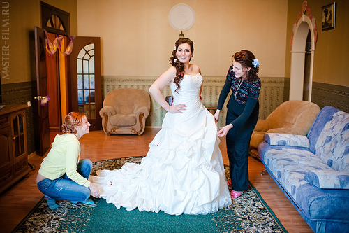 невесты сборы свадебная фотосъемка